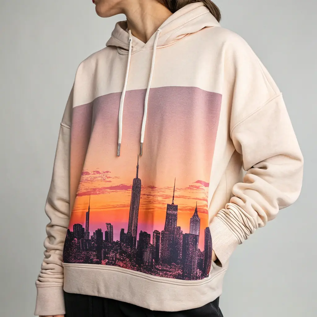 Buffalo Night Skyline Hoodie